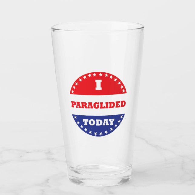 Verre J'Ai Paraglidé Aujourd'Hui (Devant)