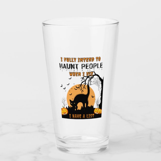 Verre J'Ai Pleinement L'Intention D'Haunter Les Gens - D (Devant)