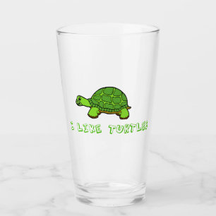 Verre J'Aime Les Tortues