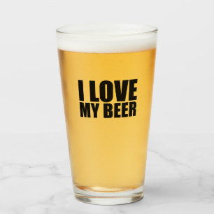 Verre J'aime ma bière