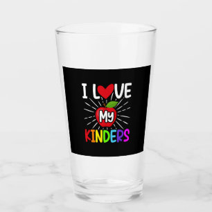 Verre J'Aime Mes Gentils À L'École