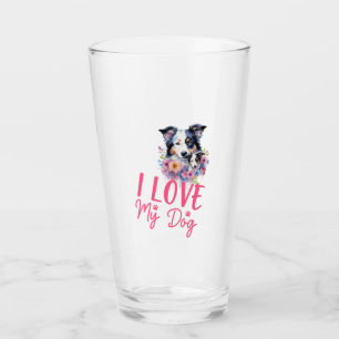 Verre J'aime mon chien