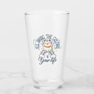 Verre J'apporterai les couleurs à ta vie