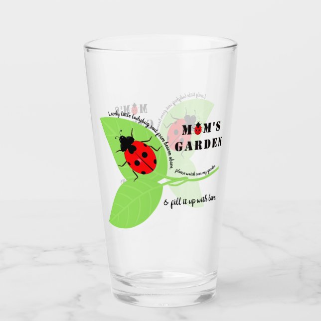 Verre Jardin de maman Bière Soda Glasses Thé de glace (Devant)