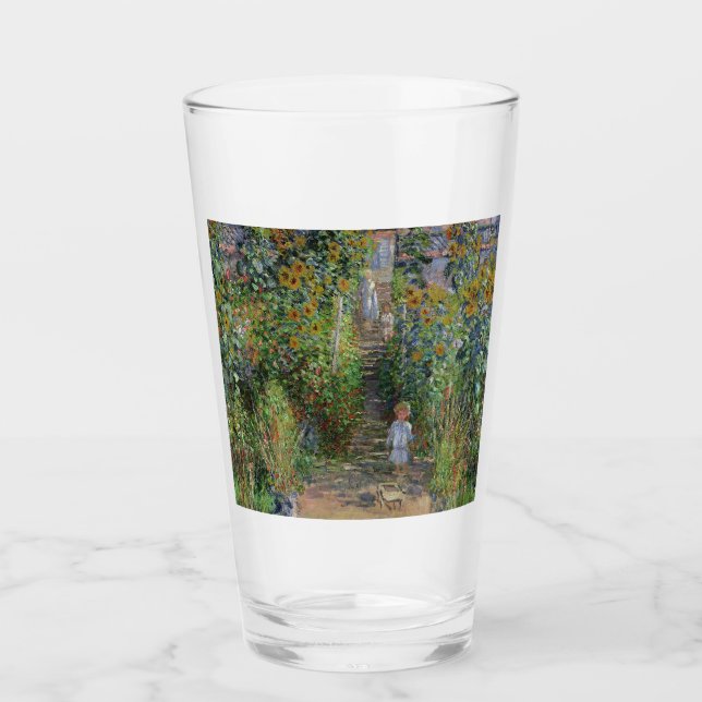 Verre Jardin de Monet Vetheuil Impressionim Peinture de  (Devant)