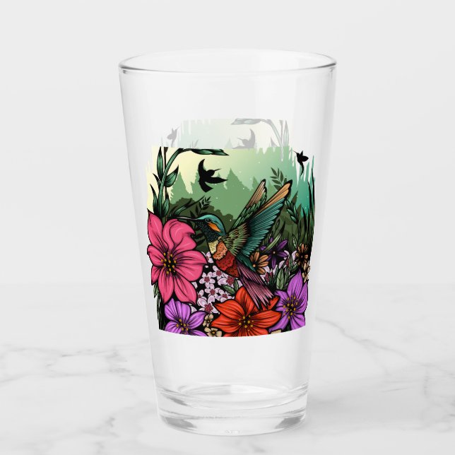 Verre Jardin des colibris (Devant)