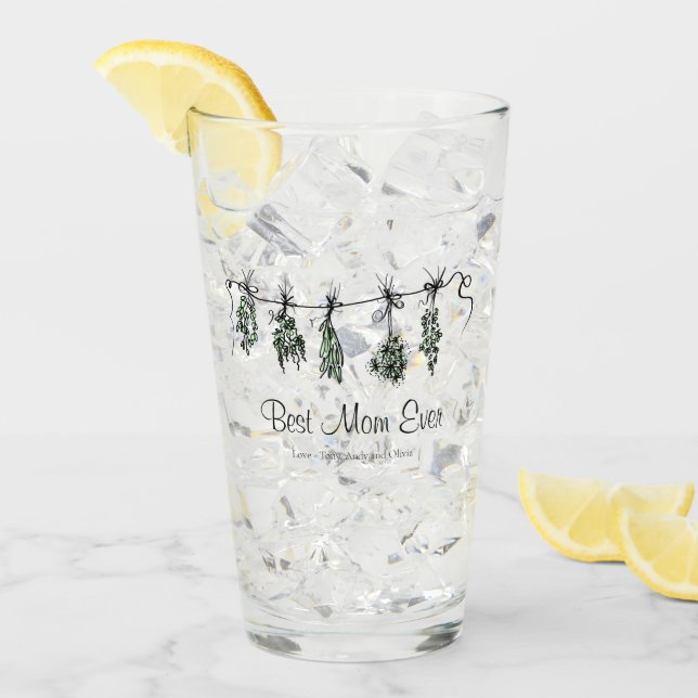 Verre Jardin Herbes sauge basilic thym aneth Meilleure m (Devant glace)