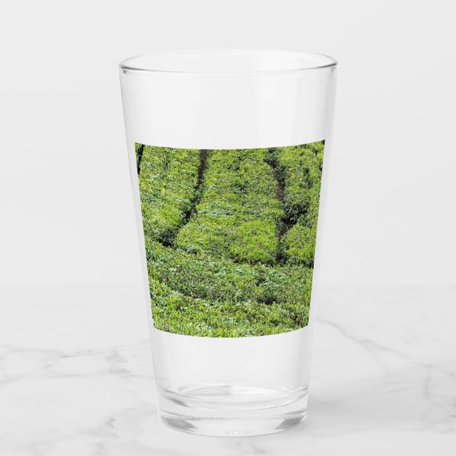 Verre Jardins de thé de Munnar sur (Devant)