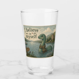 Verre Je crois en moi-même Loch Ness Monster fantaisiste