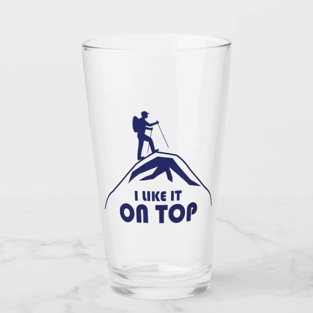 Verre Je l'aime par-dessus (Devant)