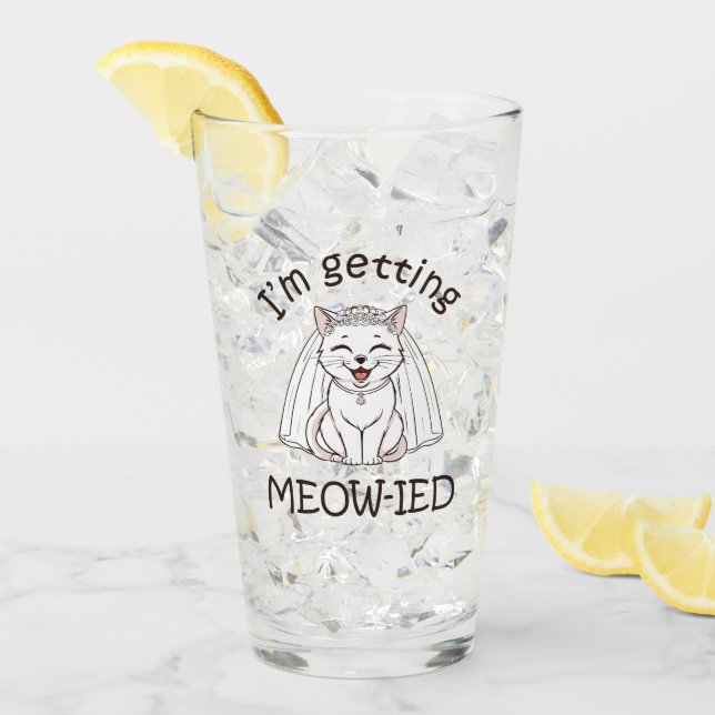 Verre Je me fais Miaou-iser ! (Devant glace)