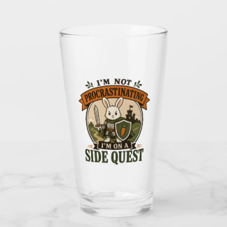 Verre Je ne remets pas à plus tard Chevalier Lapin Quête