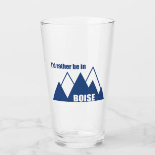 Verre Je Préférerais Être À Boise Idaho Mountain