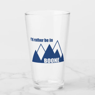 Verre Je préférerais être à Boone North Carolina Mountai
