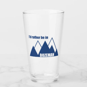 Verre Je Préférerais Être À Bozeman Montana Mountain