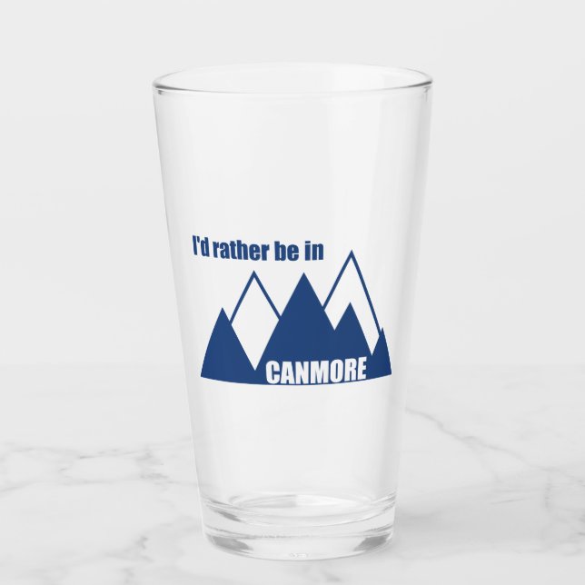 Verre Je Préférerais Être À Canmore Mountain (Devant)