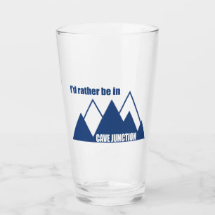 Verre Je préférerais être à Cave Junction Oregon Mountai