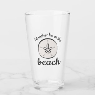 Verre Je serais plutôt à la plage