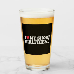 Verre Je suis amoureux de ma petite amie fille garçon co