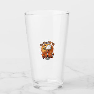 Verre Je suis ici Boos Halloween Fantôme Boisson Toile d