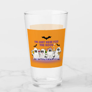 Verre Je suis juste ici pour l'Halloween drôle Boos