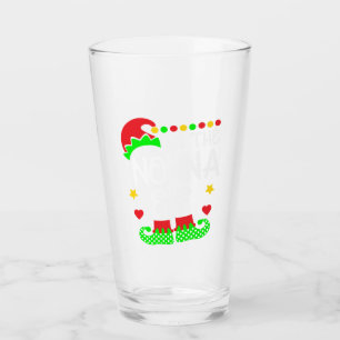 Verre Je suis La Nonna Elf Chemise de Noël Famille Elf C