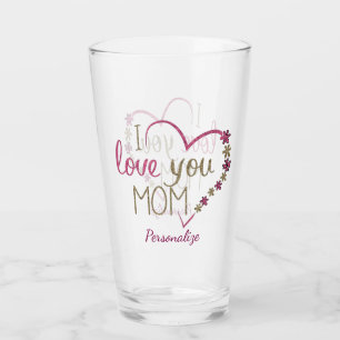 Verre Je t'aime Maman Fête des Mères Anniversaire Person
