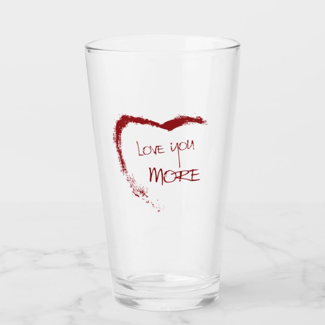 Verre Je t'aime plus (Devant)