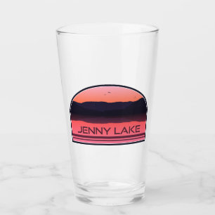 Verre Jenny Lake Grand Teton National Park Red Sunrise