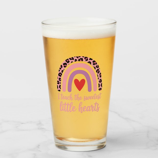Verre J'enseigne aux cœurs les plus doux Professeur Arc- (Devant (rempli))