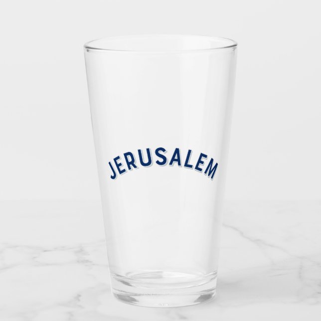Verre Jérusalem Israël (Devant)