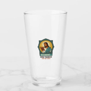 Verre Jésus Code QR flou ne scannera pas Menu Humour Tec