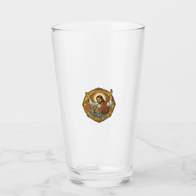 Verre Jésus Colère Curl Biceps Rack Gym Agacement H (Devant)