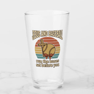 Verre Jésus et Baseball Vintage Chemise Chrétienne