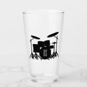 Verre Jeu de tambour Monogramme Argent