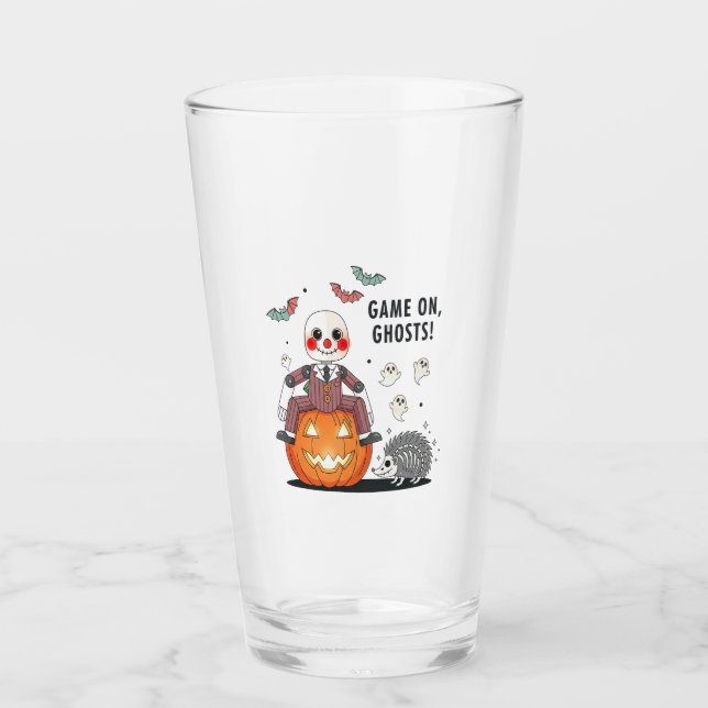 Verre Jeu sur les fantômes d'Halloween (Devant)