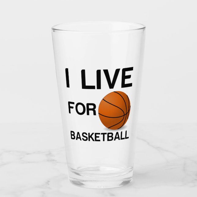 VERRE J'HABITE POUR LE BASKET-BALL (Devant)