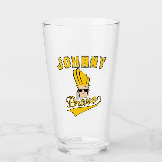 Verre Johnny Bravo (Devant)