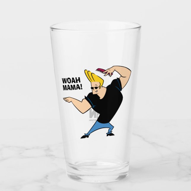 Verre Johnny Bravo (Devant)