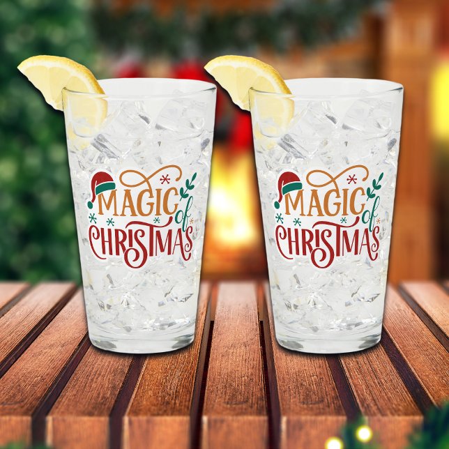 Verre Joli 'Magie de Noël'  (Créateur téléchargé)