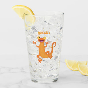 Verre Joli triton orangé joyeux