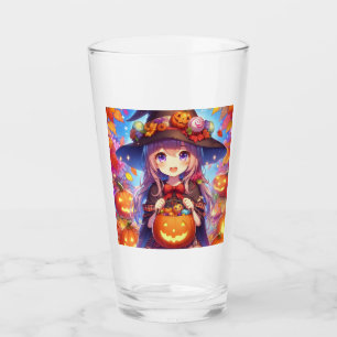 Verre Jolie Sorcière d'Halloween Anime