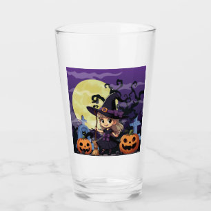 Verre Jolie Sorcière d'Halloween Anime