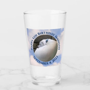 Verre Jote Chien Chien Dormant Ciel bleu 5e anniversaire