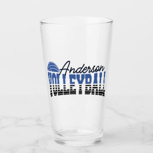 Verre Joueur de volley-ball personnalisé AJOUTER UN NOM 