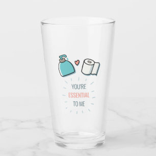 Verre Jour des Valentines amusante Tu es essentiel pour