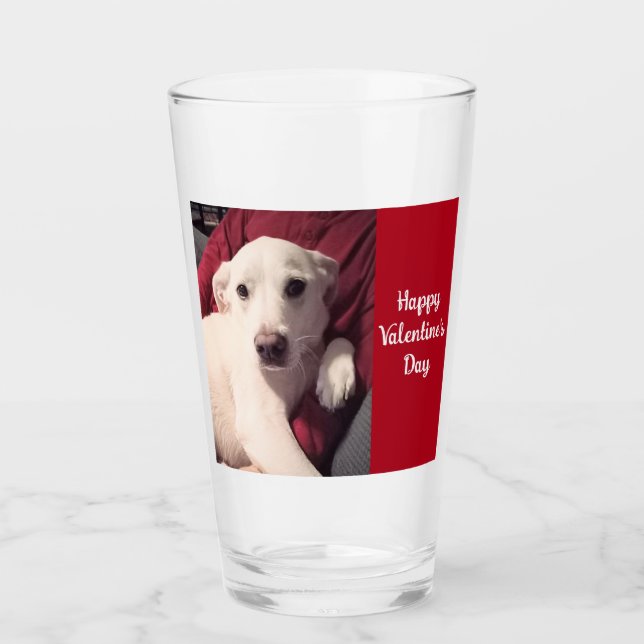 Verre Jour des Valentines avec papa (Devant)