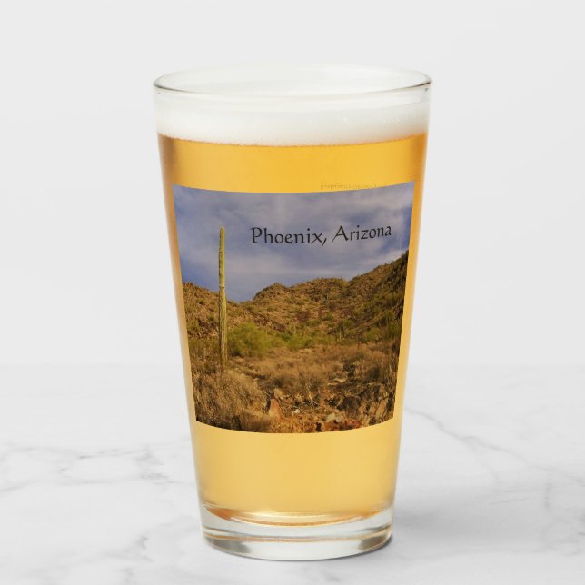 Verre Jour orageux à Phoenix (Devant (rempli))