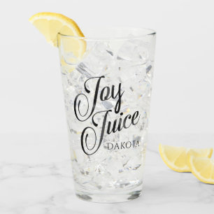 Verre Joy Juice   Script Humour d'alcool adulte avec nom