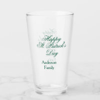 Joyeuse Saint-Patrick famille nom vert minimal